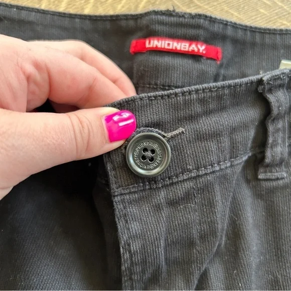 Union bay black denim shorts - Picture 5 of 5